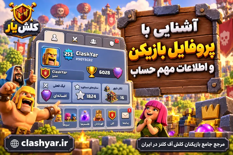 پروفایل بازیکن و اطلاعات مهم حساب