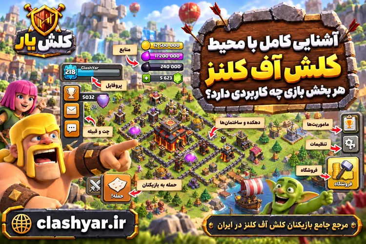 محیط کلش آف کلنز