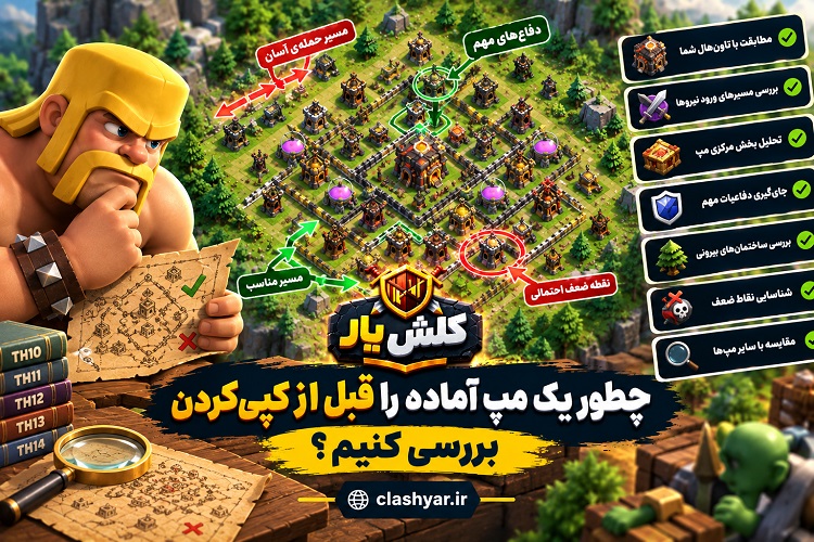 چطور یک مپ آماده را قبل از کپی‌کردن بررسی کنیم؟