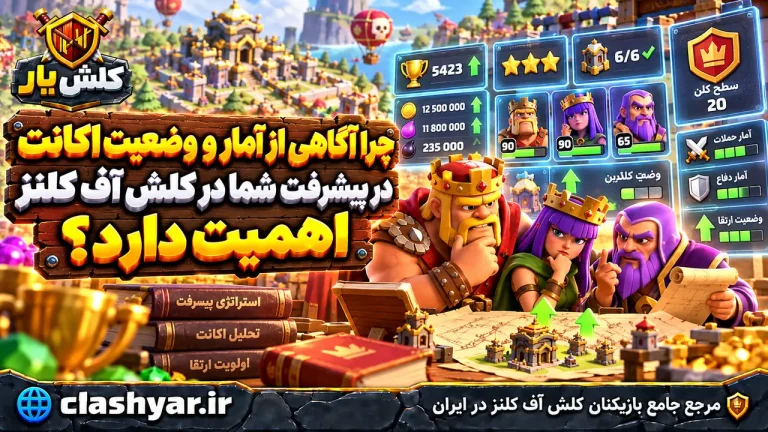 آگاهی از آمار و وضعیت اکانت