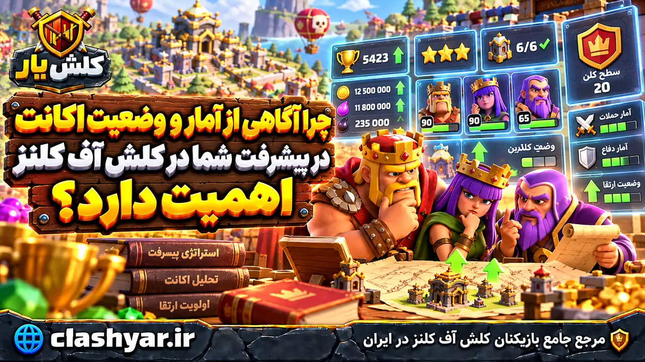 آگاهی از آمار و وضعیت اکانت