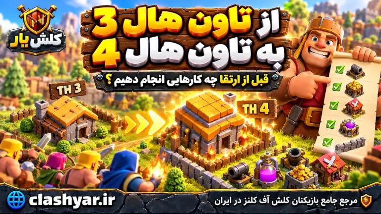 از تاون‌هال ۳ به تاون‌هال ۴
